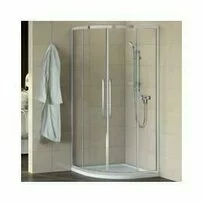 Cabina de dus semirotunda cu usi glisante Ideal Standard Kubo R 80x80