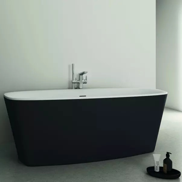 Cada freestanding Ideal Standard Atelier Dea 170x75 cm alb - negru mat picture - 2