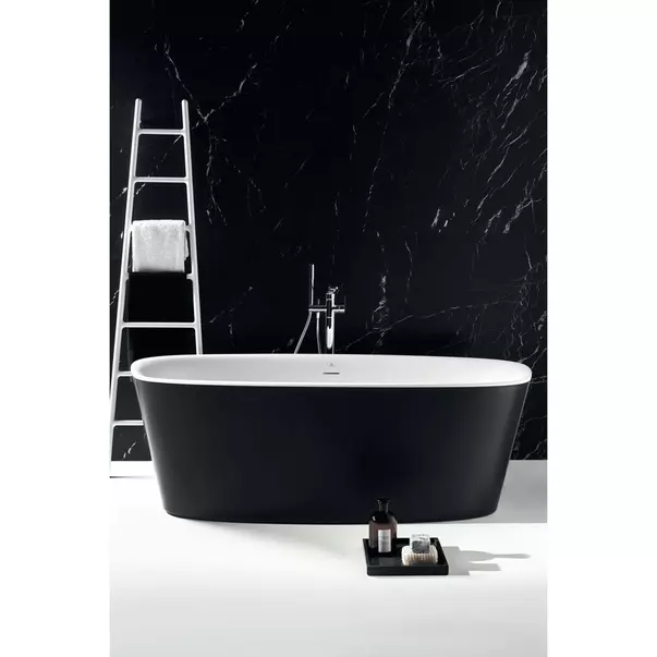Cada freestanding Ideal Standard Atelier Dea 170x75 cm alb - negru mat picture - 3