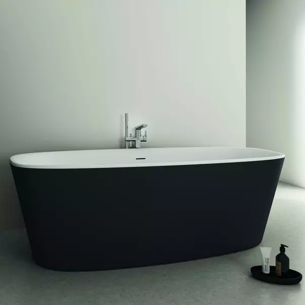 Cada freestanding Ideal Standard Atelier Dea 190x90 cm alb - negru mat picture - 5