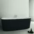 Cada freestanding Ideal Standard Atelier Dea BTW 180x80 cm alb - negru mat picture - 5