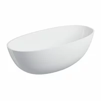 Cada freestanding Omnires Shell M+ alb lucios 160x75 cm picture - 2