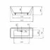 Cada freestanding rectangulara Cersanit Crea 160x72 cm picture - 5