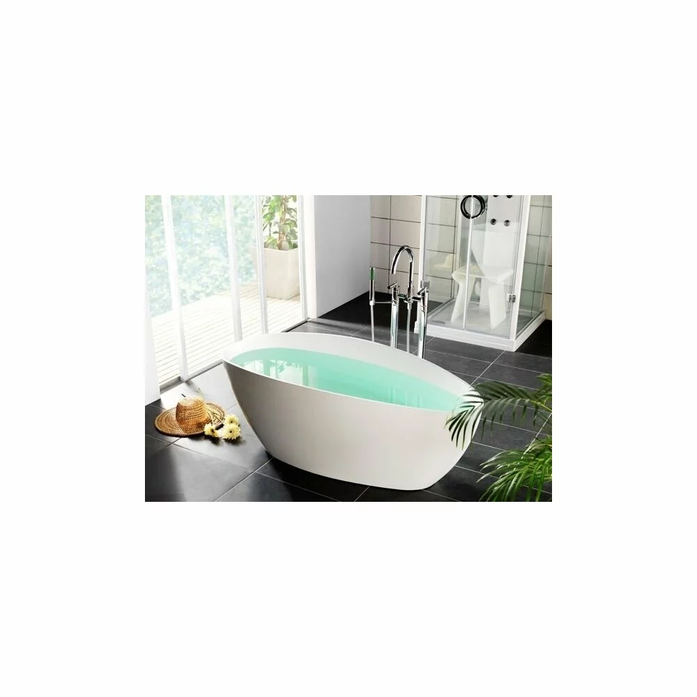 Cada freestanding din compozit Marmite Cloud XL 170x77 cm