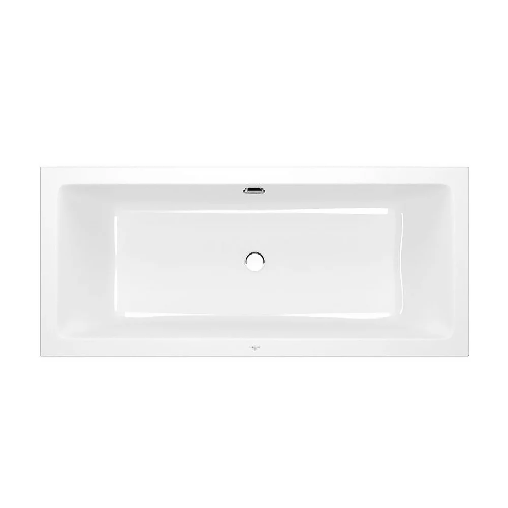 Cada dreptunghiulara Villeroy&Boch Targa Plus Duo alb alpin 180x80