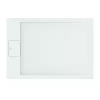 Cadita de dus dreptunghiulara Ideal Standard i.life Ultra Flat S alb pur 100x70 cm picture - 4