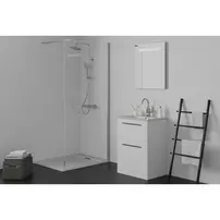Cadita de dus dreptunghiulara Ideal Standard i.life Ultra Flat S alb pur 100x80 cm picture - 6