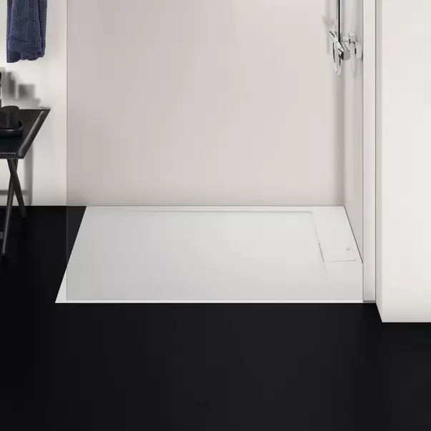Cadita de dus dreptunghiulara Ideal Standard i.life Ultra Flat S alb pur 120x80 cm picture - 6