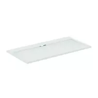 Cadita de dus dreptunghiulara Ideal Standard i.life Ultra Flat S alb pur 160x80 cm picture - 1
