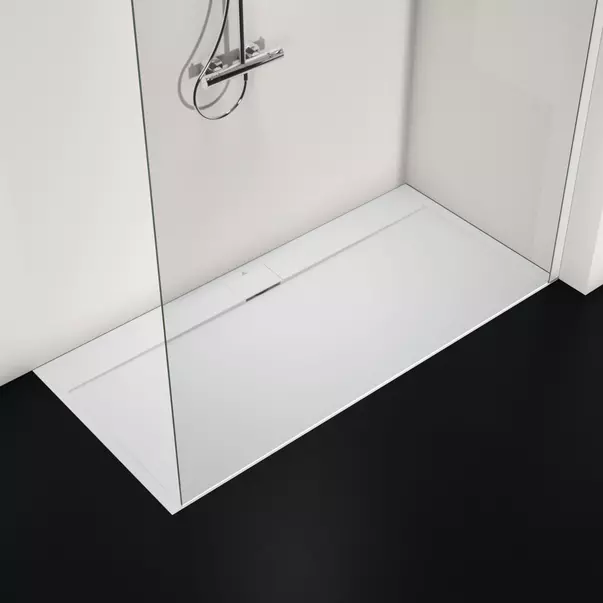 Cadita de dus dreptunghiulara Ideal Standard i.life Ultra Flat S alb pur 170x80 cm picture - 2