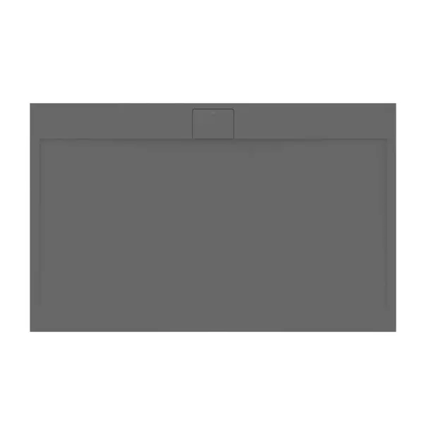 Cadita de dus dreptunghiulara Ideal Standard i.life Ultra Flat S gri asfaltic 160x100 cm picture - 4