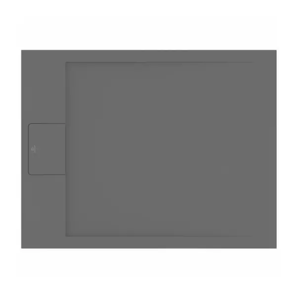 Cadita de dus dreptunghiulara Ideal Standard i.life Ultra Flat S gri asfaltic 90x70 cm picture - 4