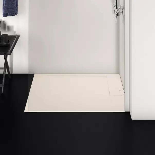 Cadita de dus dreptunghiulara Ideal Standard i.life Ultra Flat S nisipiu 100x80 cm picture - 3