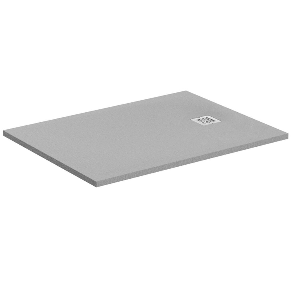 Cadita de dus dreptunghiulara Ideal Standard Ultra Flat S 160×80 cm gri asfaltic 160x80