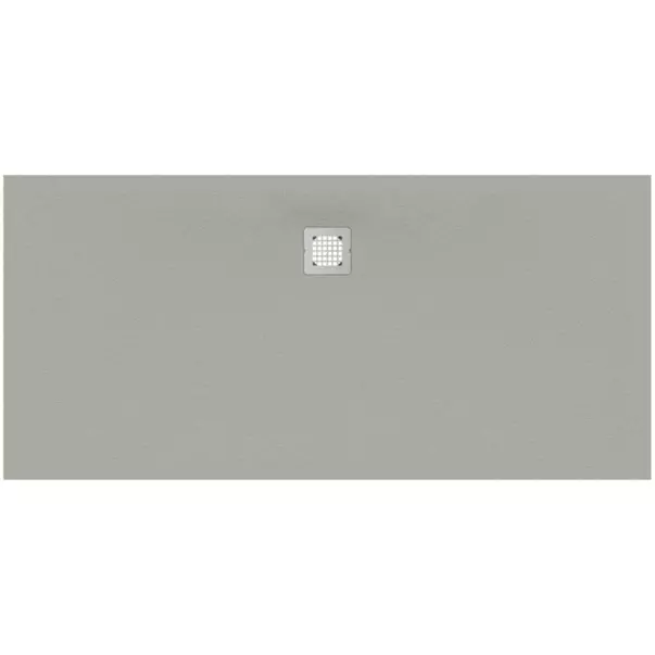 Cadita de dus dreptunghiulara Ideal Standard Ultra Flat S 180x80 cm gri asfaltic