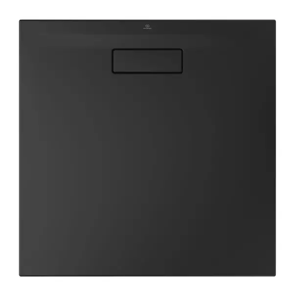 Cadita de dus patrata Ideal Standard Ultra Flat New negru mat 80x80 cm picture - 6