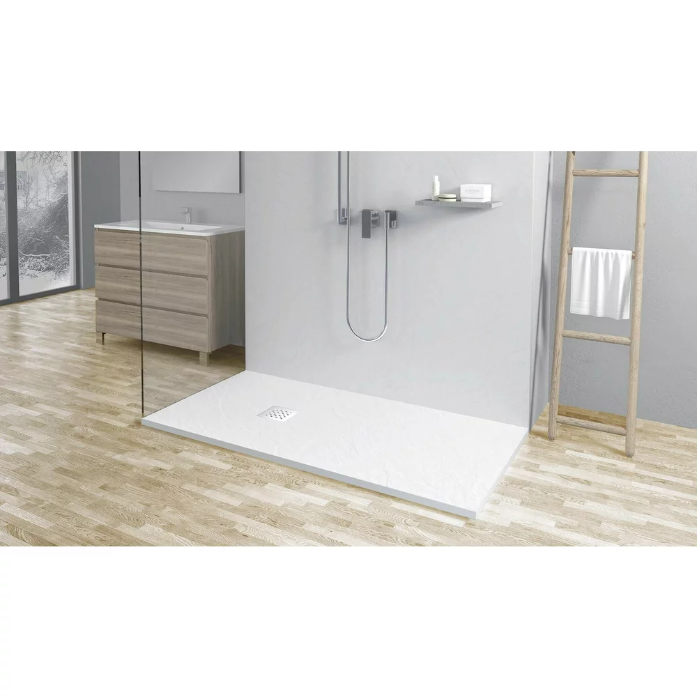 ◆タチカワ◆バーチカルブラインド◆W3120×H1890◆O-2508BL8◆ Cadita dus dreptunghiulara Balneo din compozit 80x140 alb