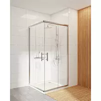 Cadita dus patrata Deante Cubic alb 80x80 cm picture - 6