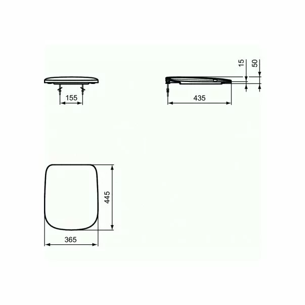 Capac wc Ideal Standard Esedra softclose picture - 2