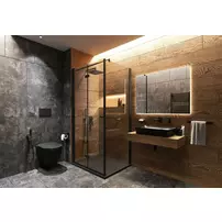Capac WC softclose Deante Peonia Zero negru picture - 4