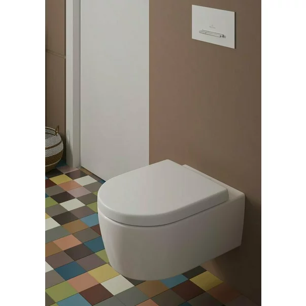 Capac wc softclose Villeroy&Boch Avento alb picture - 7