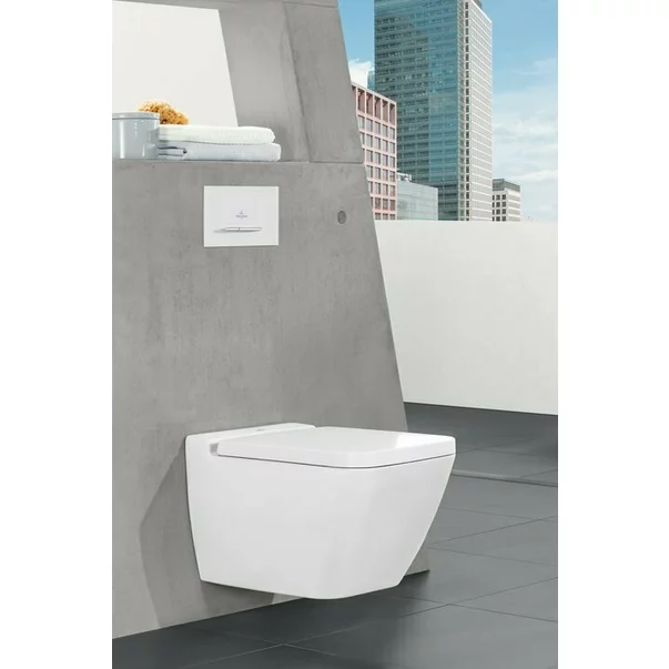 Capac wc softclose Villeroy&Boch Finion alb picture - 4