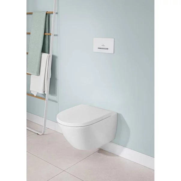 Capac WC Villeroy&Boch Subway 3.0 softclose alb picture - 6