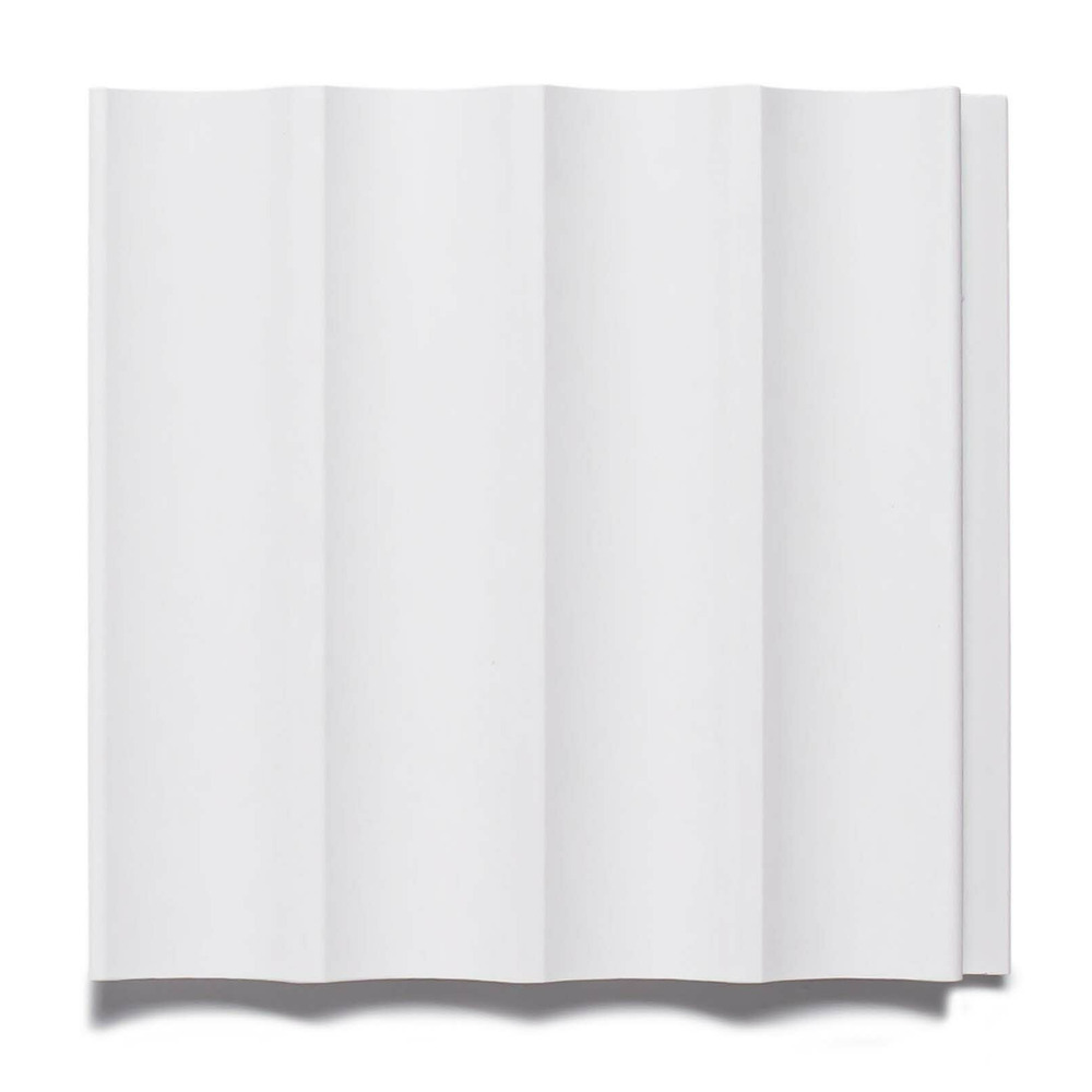 Capat panou riflaj dreapta Lamelio Onda finisaj alb 3.2×270 cm 3.2x270