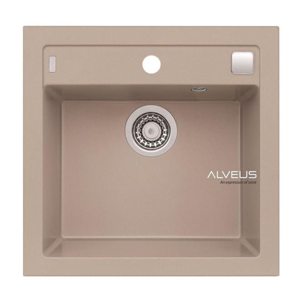 Chiuveta compozit Alveus Formic 20 bej 52x51 cm