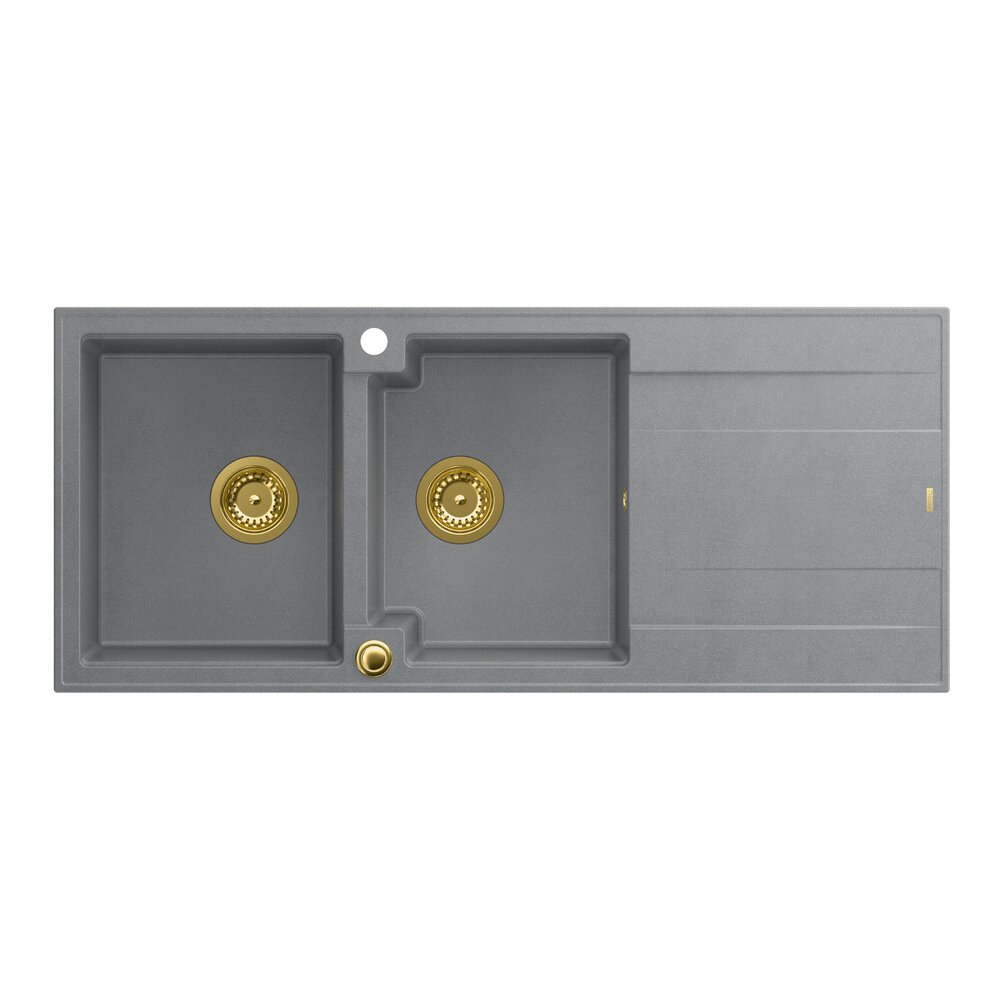Imagine Chiuveta Compozit Incastrata Quadron Evan 121  -  116x50 Cm