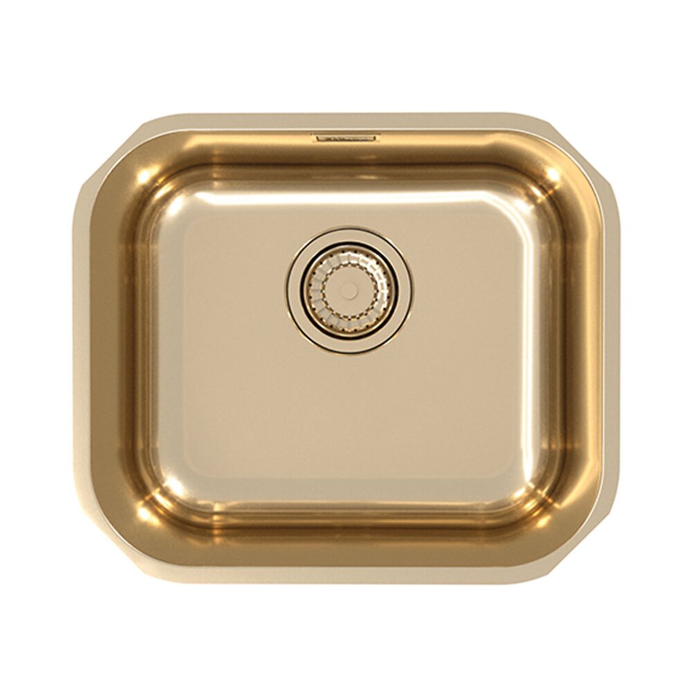 Chiuveta inox Alveus Monarch Variant 40 finisaj bronz 34x40 cm