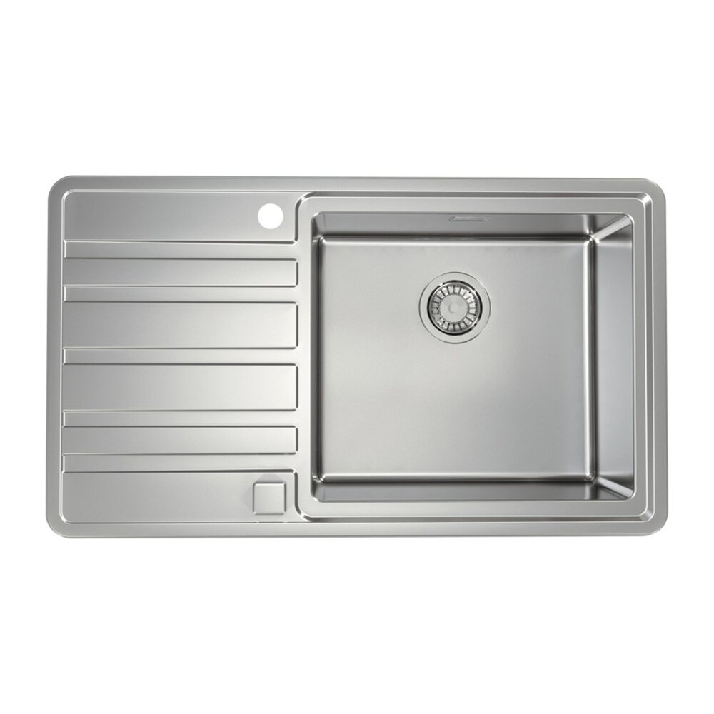 Chiuveta inox Alveus Rando 50 Satin 87x51 cm dreapta