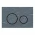 Clapeta de actionare Geberit Sigma21 ardezie mustang cu inel negru picture - 1