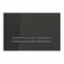 Clapeta de actionare Geberit Sigma50 negru/butoane negru mat picture - 1