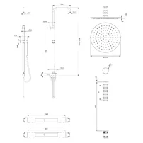 Coloana de dus Omnires Micro fara baterie picture - 2