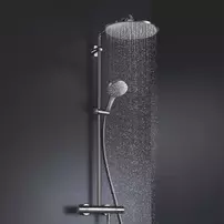Coloana de dus cu baterie termostatata negru mat Grohe RainShower picture - 2