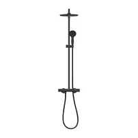 Coloana de dus cu baterie termostatata negru mat Grohe Vitalio Start 250 picture - 2