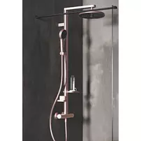 Coloana de dus cu baterie termostatata rose mat Ideal Standard Alu+ picture - 5
