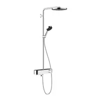Coloana de dus Hansgrohe Pulsify S 260 cu termostat ShowerTablet Select 400 crom si pipa cada picture - 1