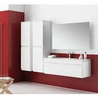 Dulap inalt suspendat cu usa stanga Oristo Horyzont mdf alb 150x40 cm picture - 3