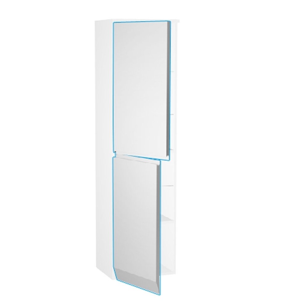 Dulap inalt suspendat cu usa stanga Oristo Horyzont mdf alb 150×40 cm neakaisa.ro