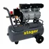 Compresor aer silentios 24L Stager HM0.75JW/24 8bar, 135 L/min, monofazat, angrenare directa picture - 2
