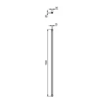 Consola sustinere din tavan pentru dus Ideal Standard i.life 100 cm argintiu picture - 3