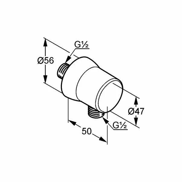 Cot conector dus Kludi Sirena picture - 2