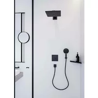 Cuier dublu Hansgrohe AddStoris auriu lucios picture - 4