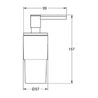 Dozator sapun lichid Grohe Atrio antracit periat Hard Graphite picture - 2