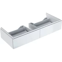 Dulap baza pentru lavoar suspendat Geberit Xeno2 alb 2 sertare 118 cm picture - 2