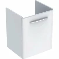 Dulap baza pentru lavoar suspendat Geberit Selnova Square alb 1 usa 55 cm picture - 1