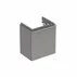 Dulap baza pentru lavoar suspendat gri Geberit Icon 1 usa opritor stanga 37 cm - 1