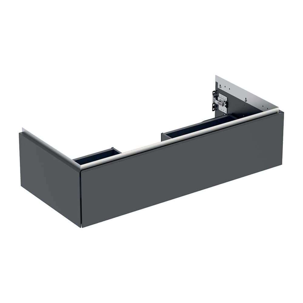 Dulap baza suspendat Geberit One negru mat 105 cm